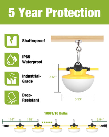 YXL IK07 impact-resistant light built to withstand tough site conditions