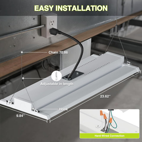 YXL LED Linear High Bay 210W 5000K daylight white for clear visibility