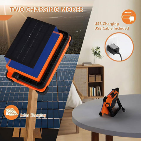 YXQUA 6000mAh battery powers longer outdoor lighting.