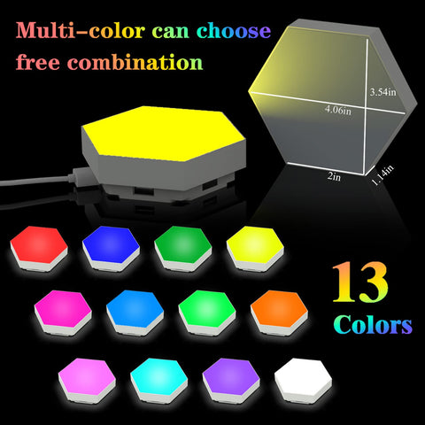 YXQUA USB powered wall light suitable for desks, bedsides, or shelves.