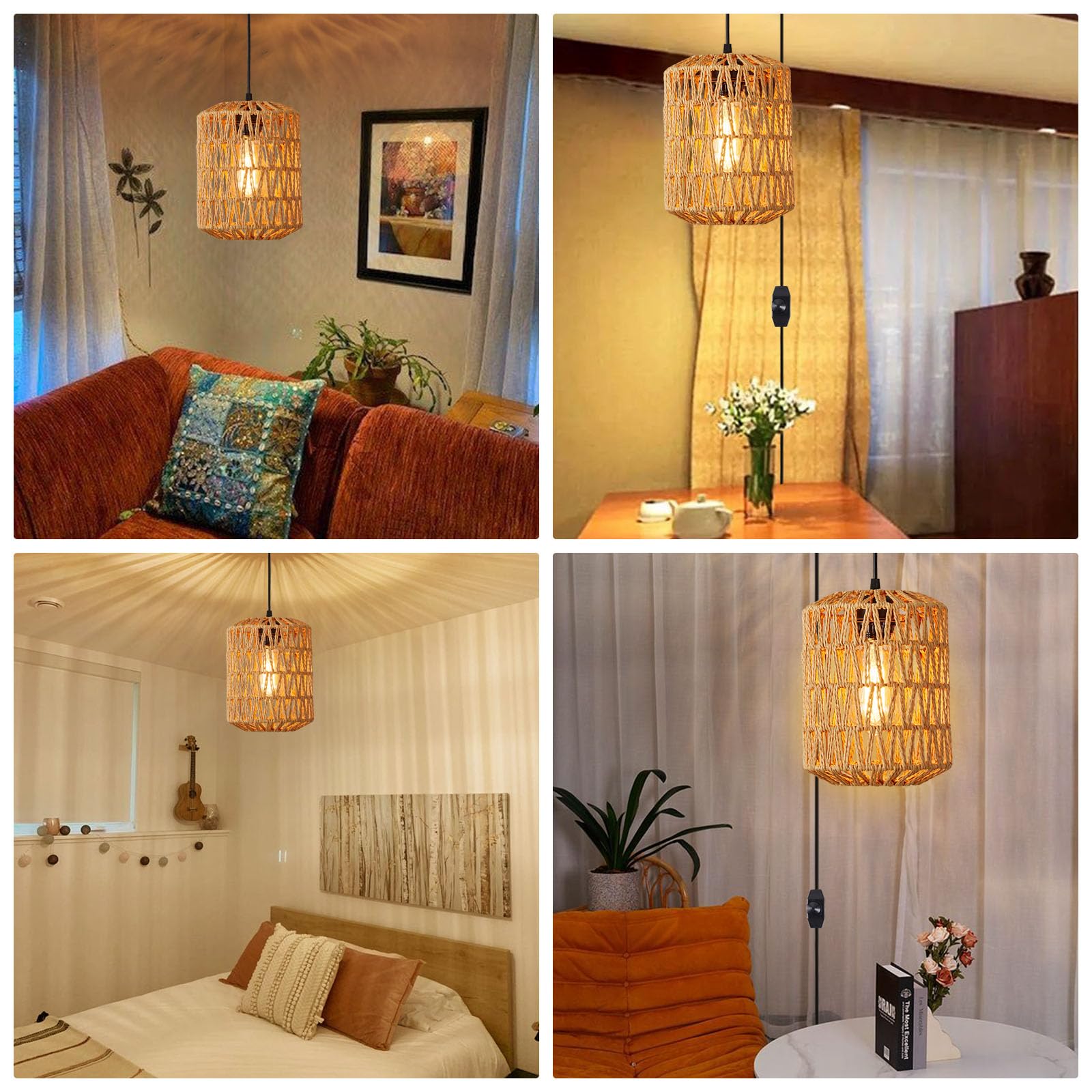 YXTH farmhouse-inspired light complements dining areas and entryways.