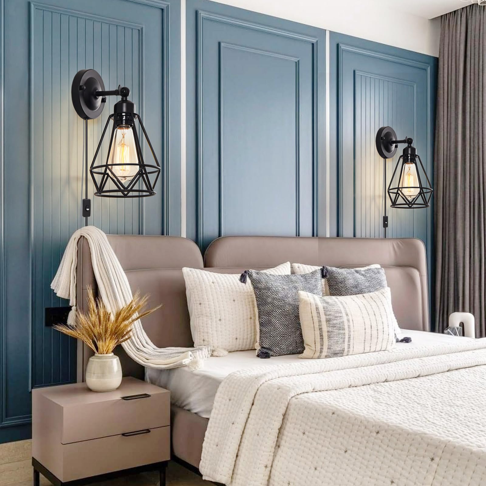 YXTH two-pack ideal for kitchen island or dining room lighting ambiance.