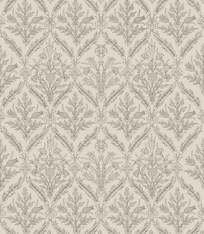 YXTII boho damask close-up highlights intricate pattern for feature walls