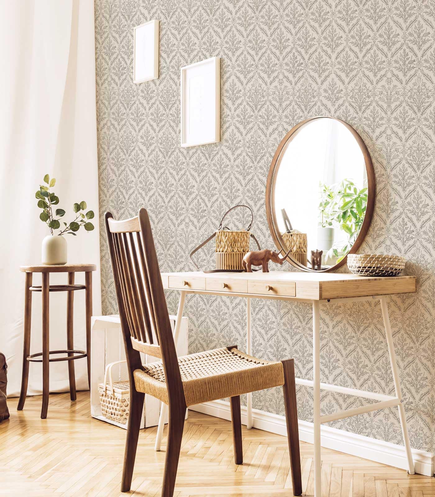 YXTII boho wallpaper ideal for bedrooms and bathrooms decor
