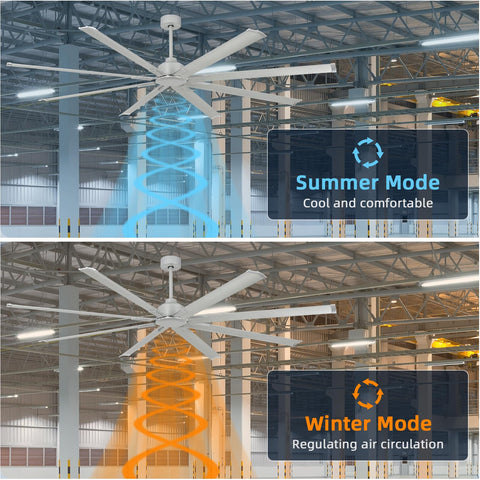 YYEHON fan includes 3 downrod options for perfect ceiling height fit.