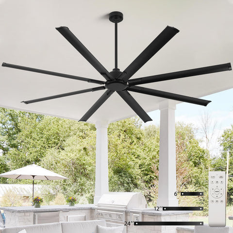YYEHON 96 inch industrial fan blades deliver stable airflow for large spaces