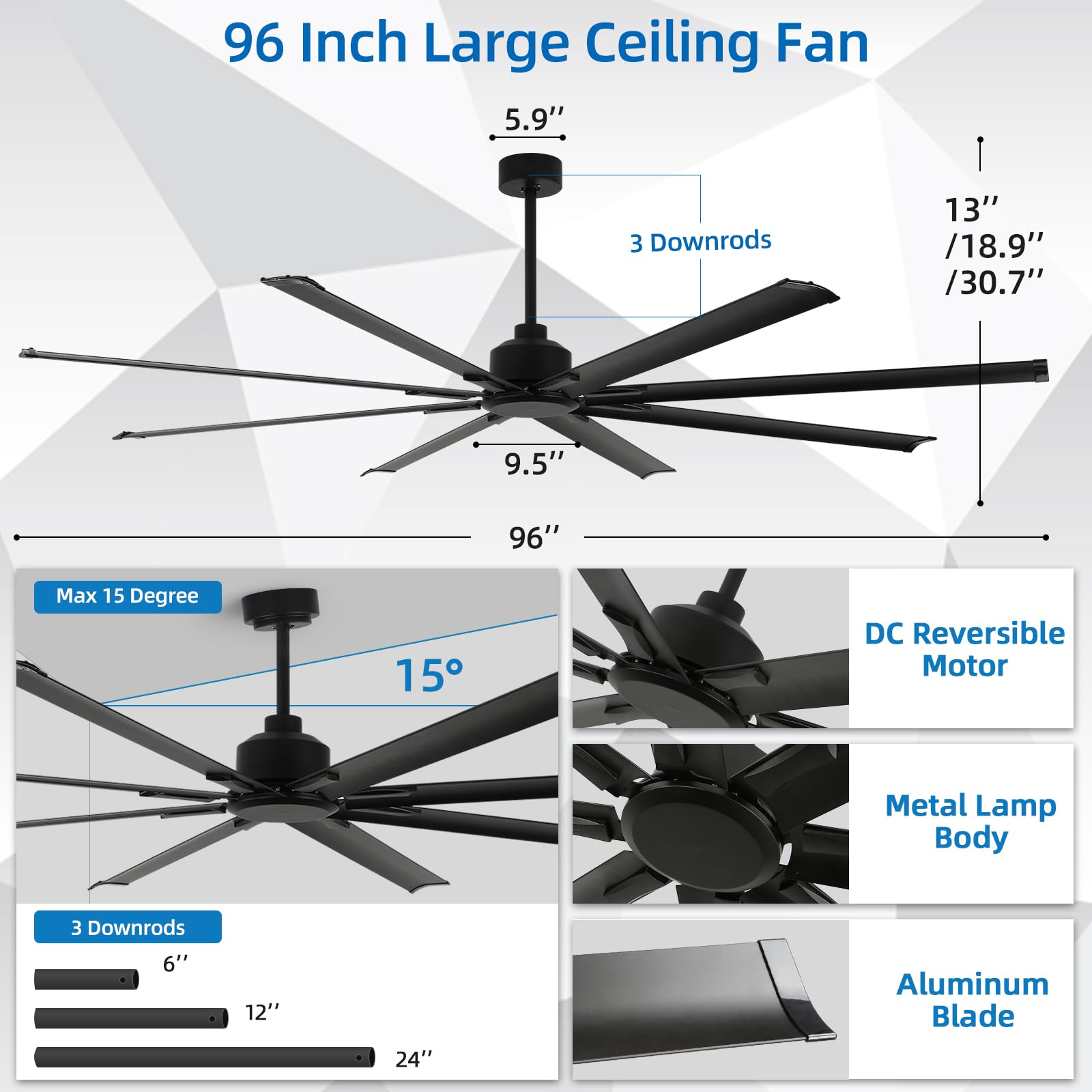 YYEHON installation guide video simplifies ceiling fan setup