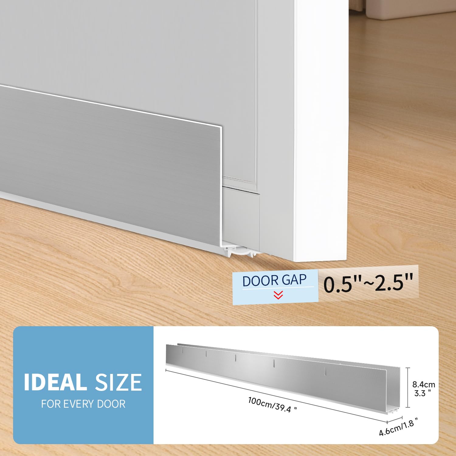 YYGCL adhesive-backed door seal sticks firmly to doors for reliable protection.