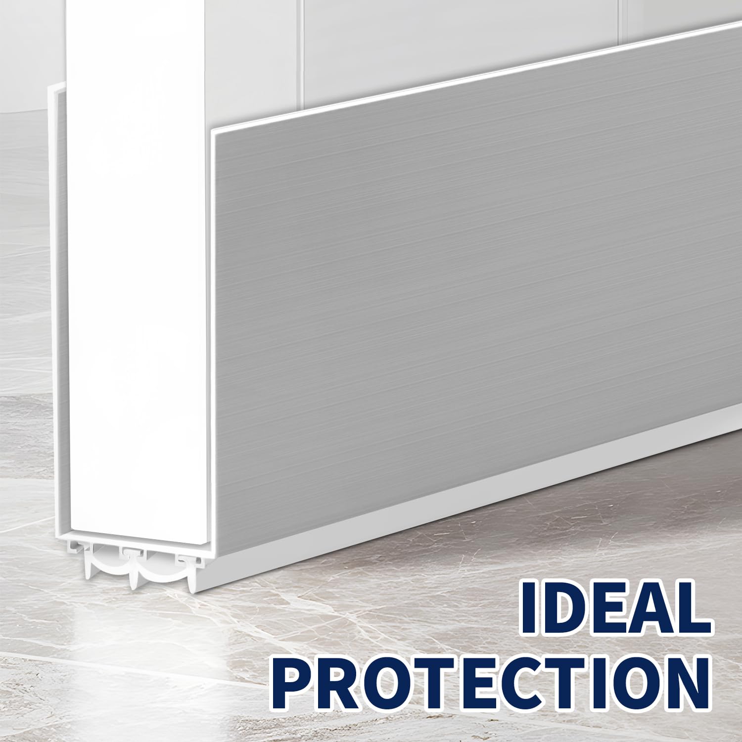 YYGCL 39-inch door sweep helps block drafts across interior and exterior spaces.