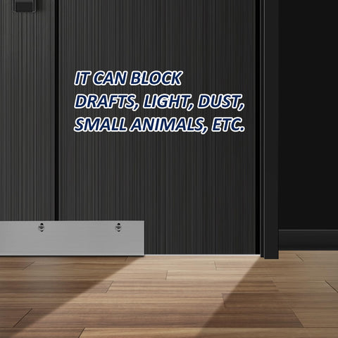 YYGCL easy-install draft stopper fits wood, metal, or plastic doors.