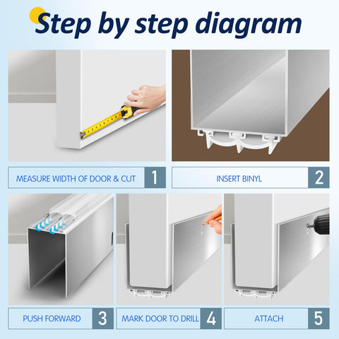 YYGCL energy-saving weather strip helps block drafts and cut utility costs.