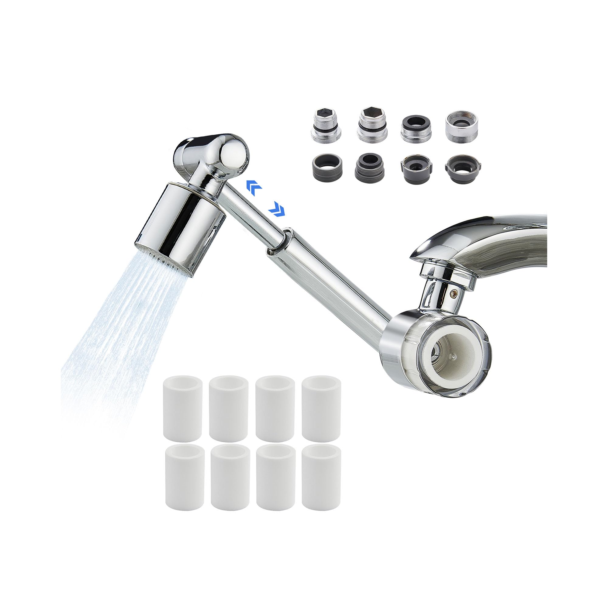 YYKBZ 1440-degree rotating sink arm enabling flexible rinsing and reach