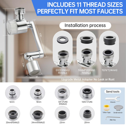 YYKBZ nine filters included provide continued filtration options.