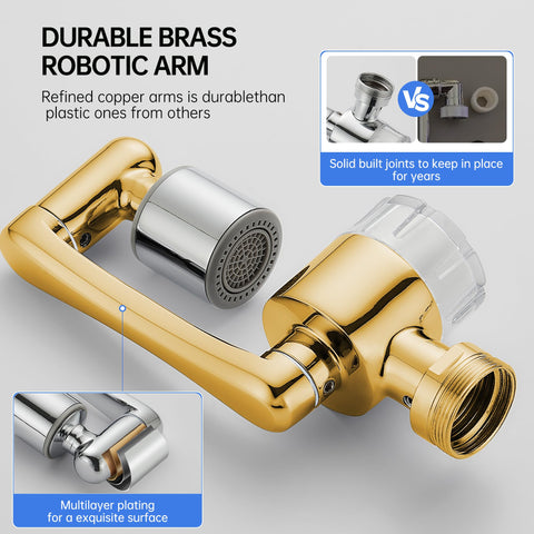 YYKBZ universal adapters ensure 99% faucet compatibility and simple installation.