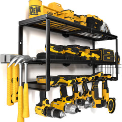 YYR heavy-duty power tool organizer wall-mount keeps tools tidy and accessible