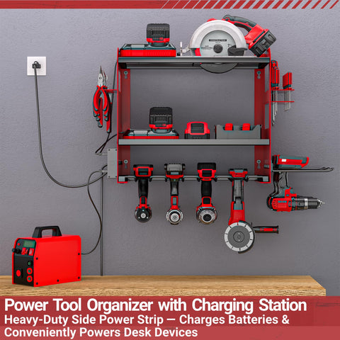 YYR heavy duty steel frame provides durable support for tools