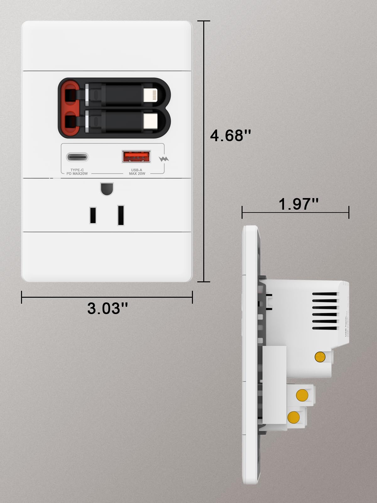 YYSKA bedside setup enabling easy charging from a nightstand