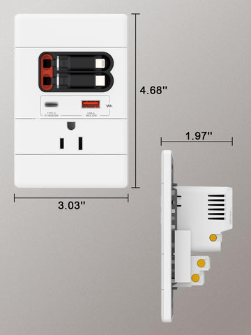 YYSKA bedside setup enabling easy charging from a nightstand