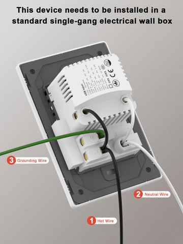 YYSKA flush-mounted installation showing clean wall integration