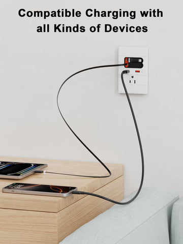 YYSKA retractable cables extended for seamless device charging
