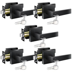YYTDZSW matte black door handle with sleek look and smooth grip for interiors