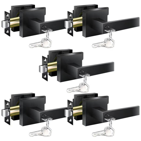 YYTDZSW matte black door handle with sleek look and smooth grip for interiors