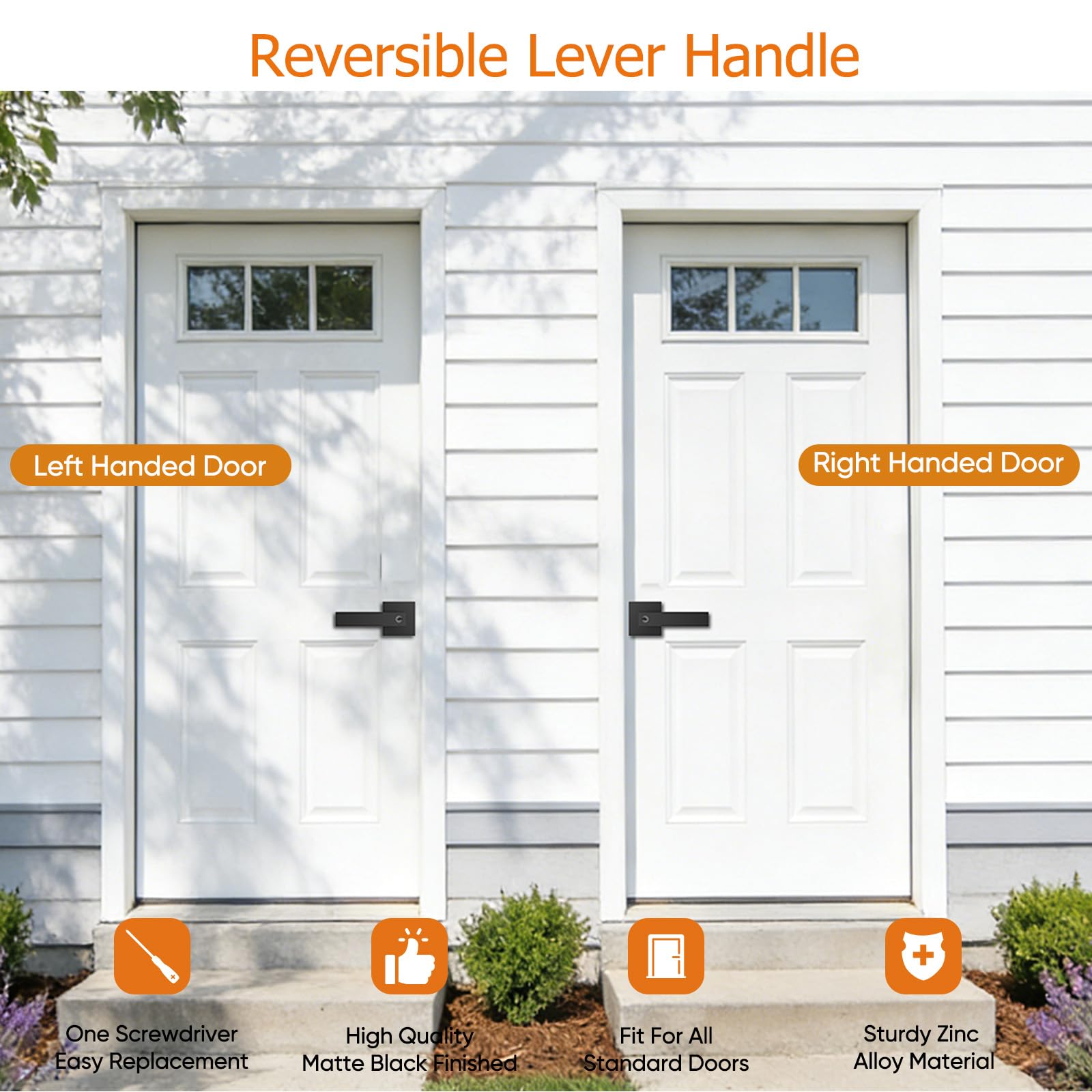 YYTDZSW heavy-duty zinc alloy door handle for durability