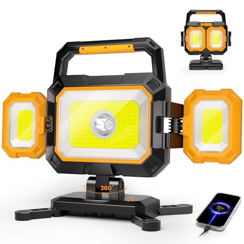 Yzoni 35W work light providing 3500 lumens for bright garage lighting
