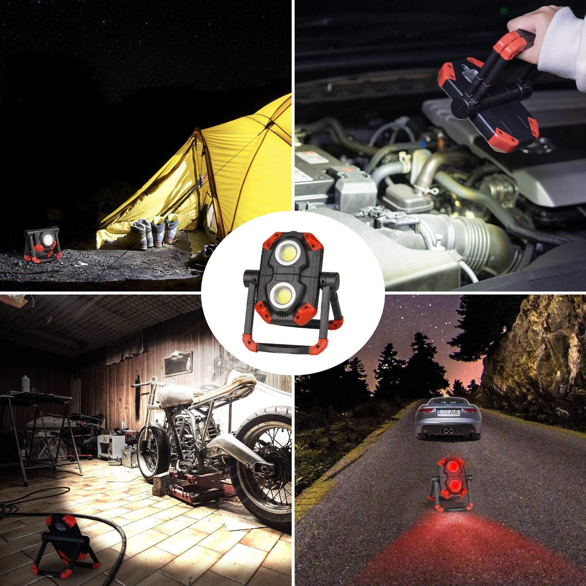 Yzoni durable ABS shell provides sturdy protection during job sites.