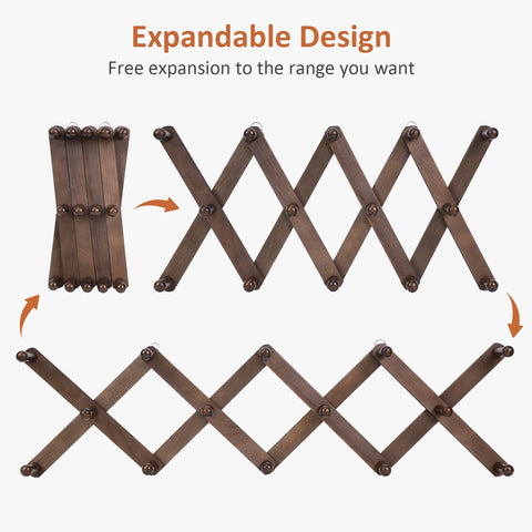 YZSFMZGE wooden hat rack wall mount with vintage grain for stylish organization