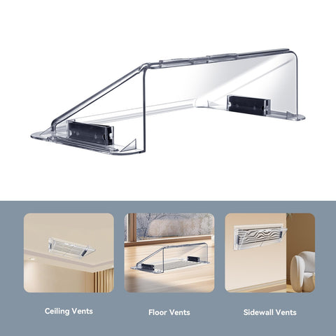 YZXTECNIP durable-construction deflector withstands daily HVAC use