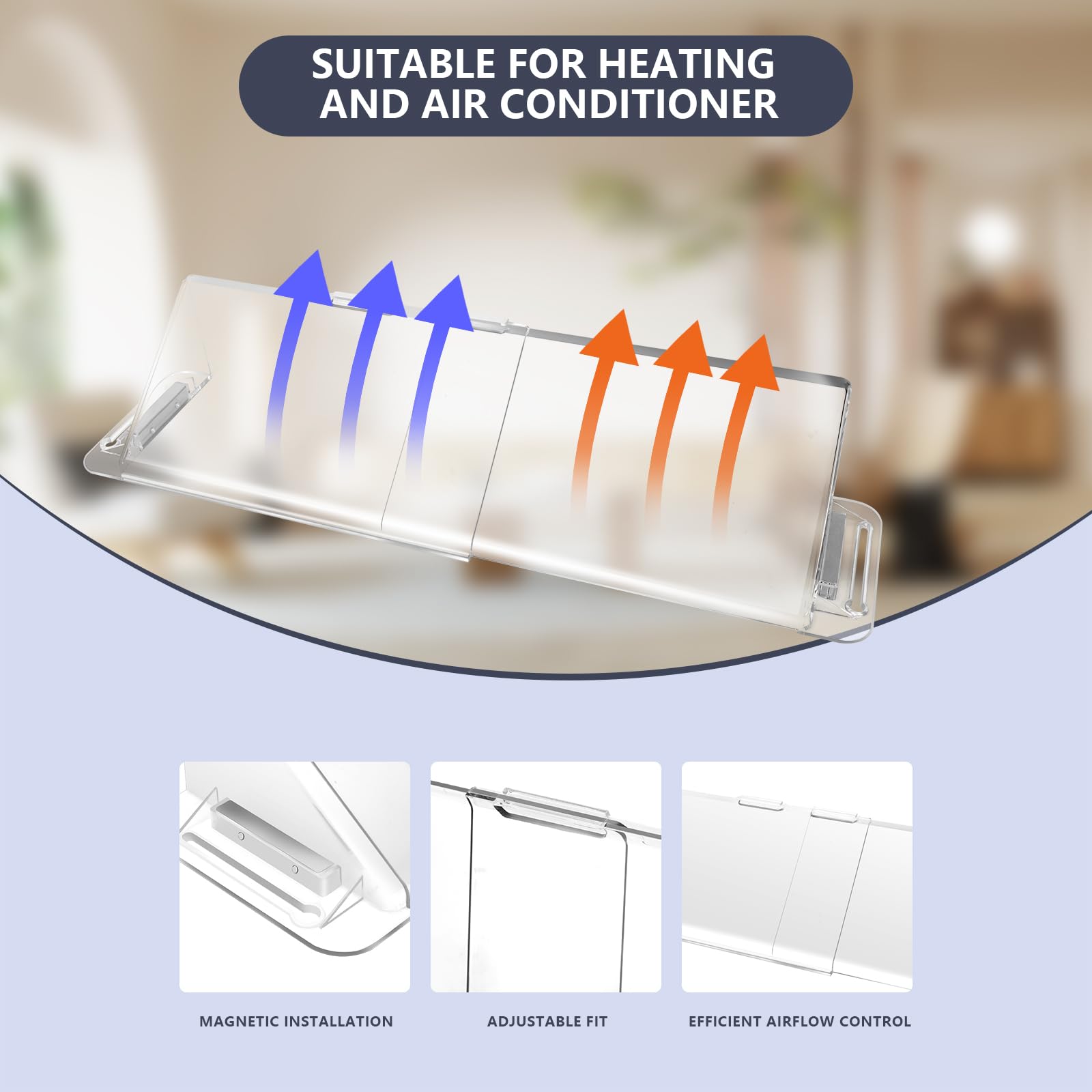 YZXTECNIP heavy-duty plastic deflector built for hot and cold environments
