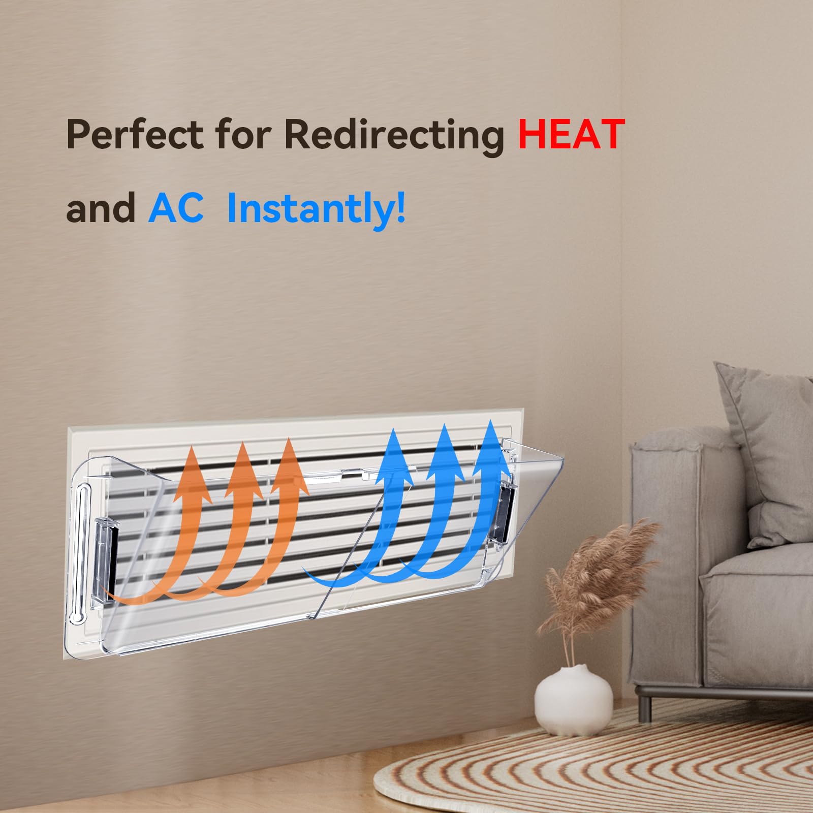 YZXTECNIP universal-application vent cover for floors, walls, and ceilings