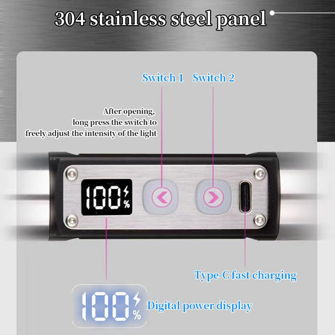 YZYOE antique porcelain inspection light for careful surface analysis.