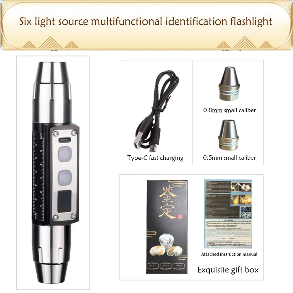 YZYOE mineral fluorescence illumination for minerals and gems.