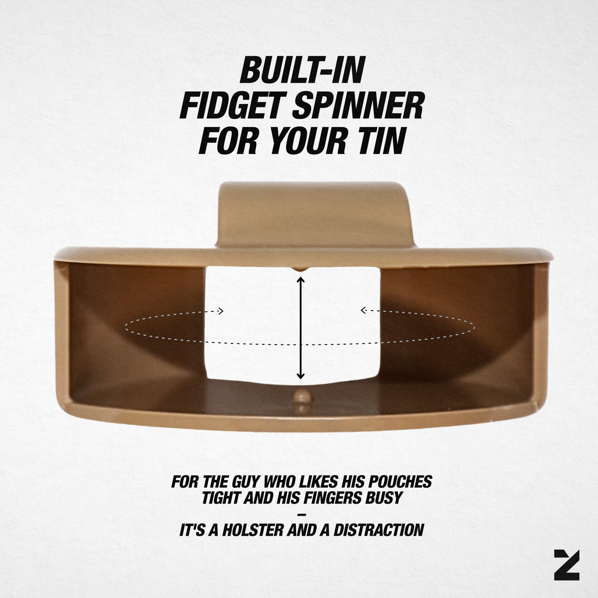 Z Zolster holster clip lightweight durable design adds minimal bulk.