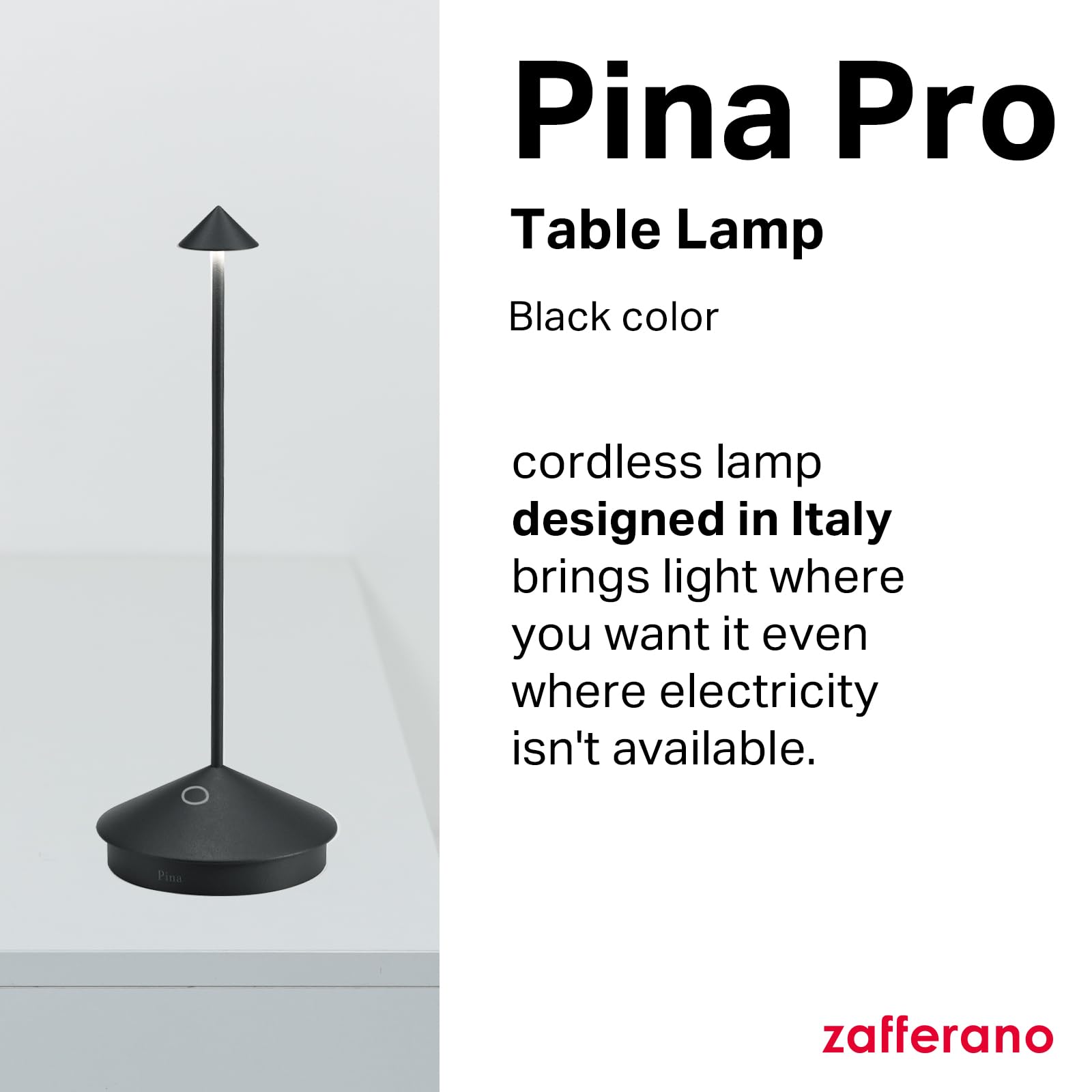 Zafferano Pina Pro lamp diffuser is a polycarbonate panel delivering soft light.