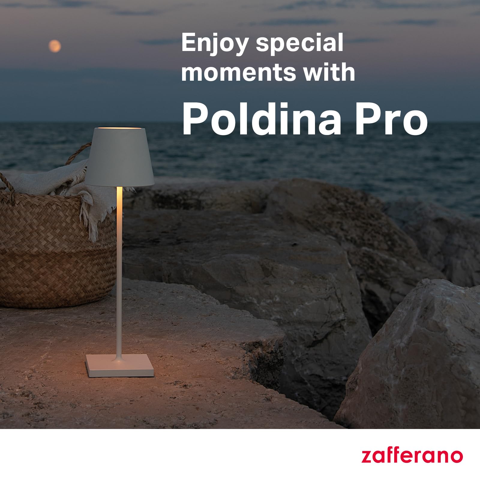 Zafferano Poldina Pro lamp ceramic cover adds Italian craftsmanship.