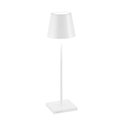 Zafferano Poldina Pro lamp front view highlights sleek indoor design for modern spaces.
