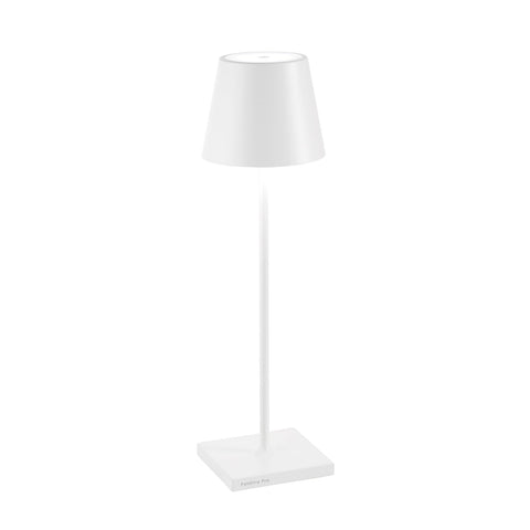 Zafferano Poldina Pro lamp front view highlights sleek indoor design for modern spaces.