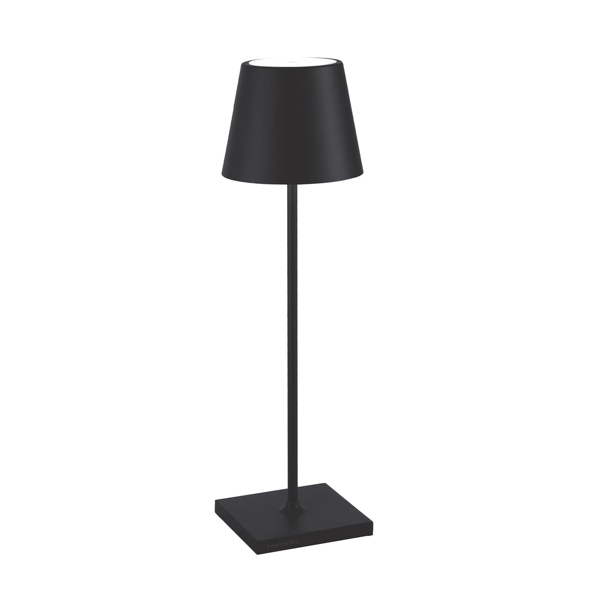Zafferano Poldina Pro lamp top control for effortless power and brightness adjustments.