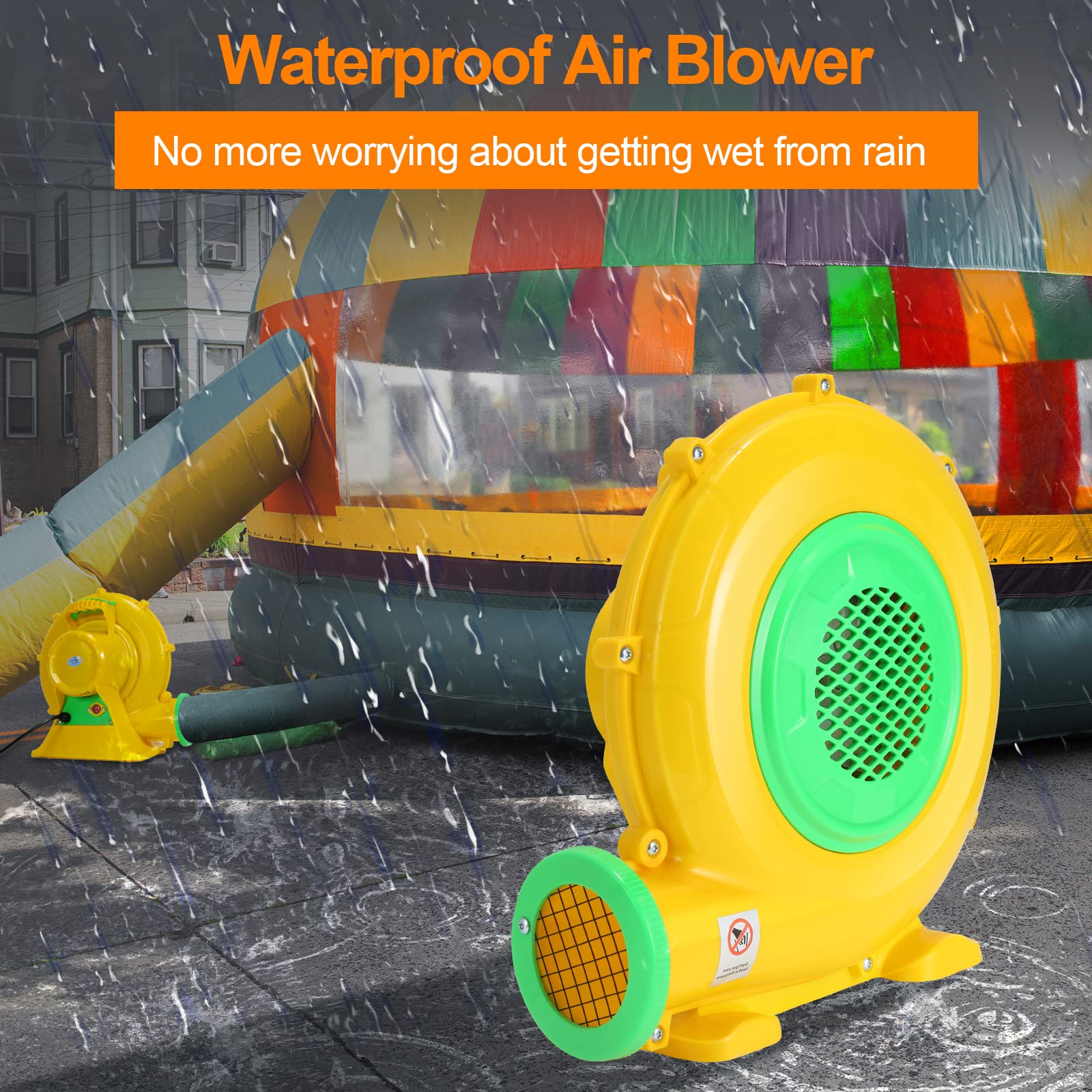 ZAFIED blower includes a 2m power cable for placement flexibility.