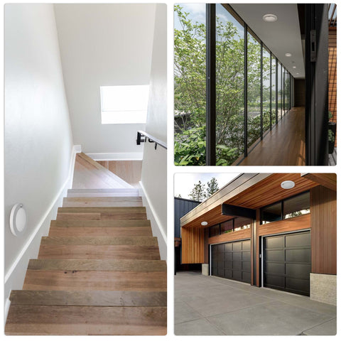ZAGO mounted sensor light suits laundry rooms and pantries for convenient lighting.