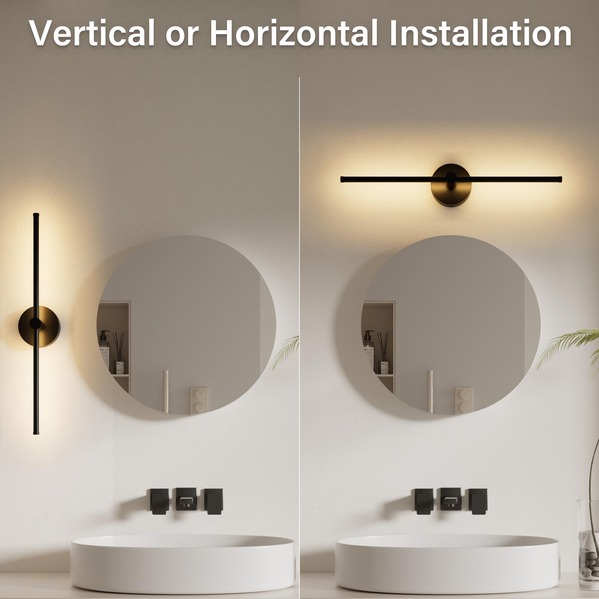 ZAGO matte black wall sconce delivers sleek damp-location lighting for hallways and bathrooms