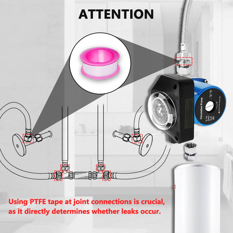 ZAIGANMA pump installation view highlights easy mounting and low noise