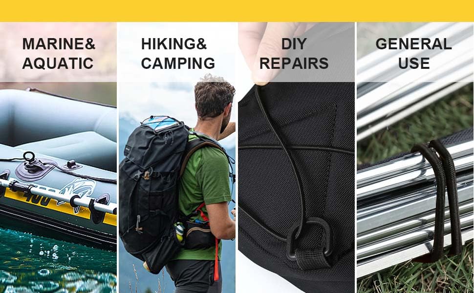Zakous bungee cord roll black color suitable for discreet outdoor setups.