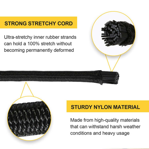Zakous elastic-shock-cord quarter-inch 100ft offers reliable stretch for DIY projects.