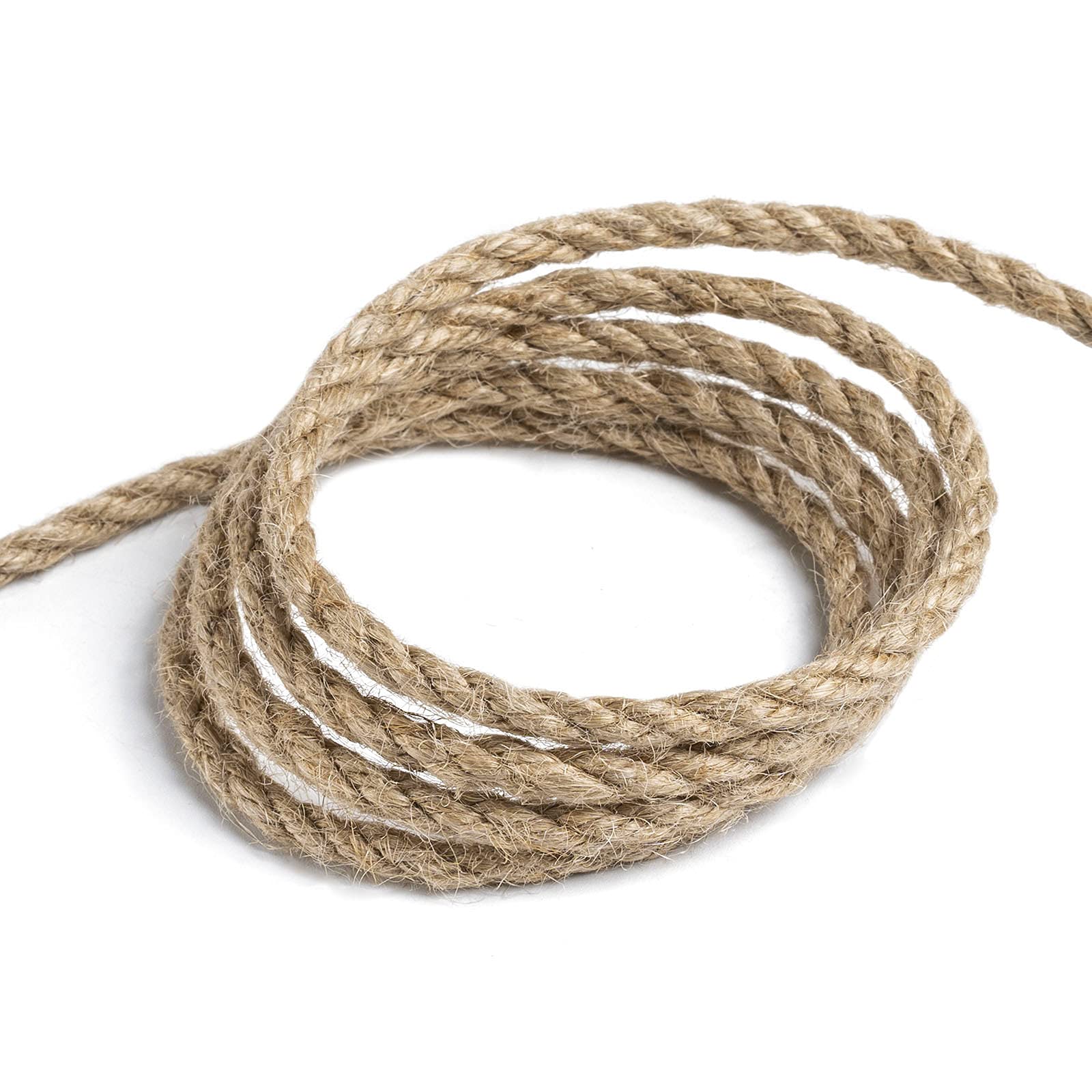 Zakous easy-cut and store jute rope for neat, long-term use