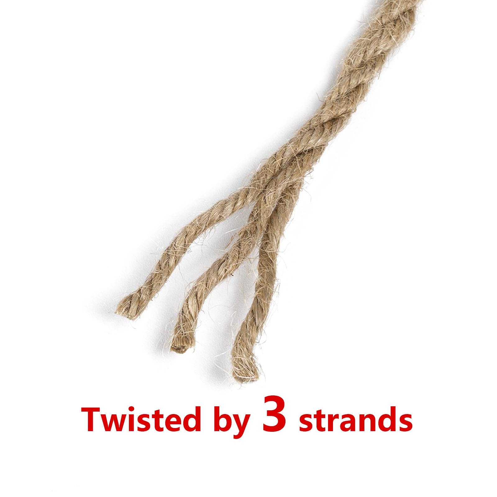 Zakous multi-purpose jute twine for crafts, packing, and decor