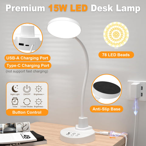 ZAPLIT home office desk lamp fits small spaces without clutter.